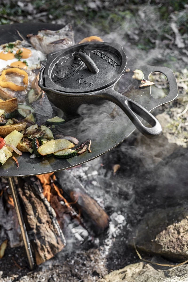 Petromax KR1 Gietijzeren Steelpan Met Deksel (1 Liter) 9 Petromax KR1 Gietijzeren Steelpan Met Deksel (1 Liter) - Afbeelding 9