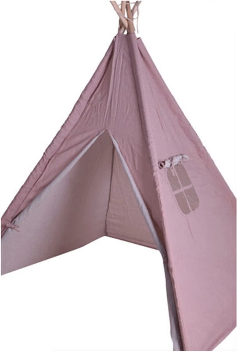 KidCollection Premium Tipitent - 103x103x160cm - Roze 2 KidCollection Premium Tipitent - 103x103x160cm - Roze - Afbeelding 2