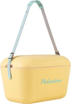Merkloos Polarbox - Koelbox - Met Schouderband - Geel - 20 Liter - 45x30x(H)27cm -Buiten Kamperen 820x1200 1