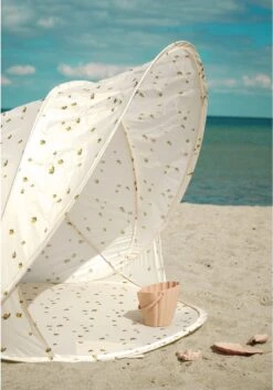 Konges Sløjd - Beach Tent Pop Up Shelter - Strandtent - Tent - Anti UV - Lemon -Buiten Kamperen 839x1200