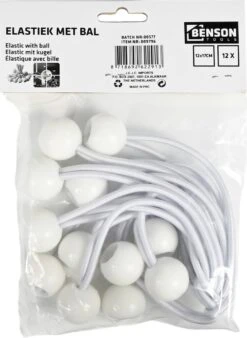 Elastiek Met Bal Wit - 12 Delig - Spanelastiek - 17cm - Benson -Buiten Kamperen 878x1200 1
