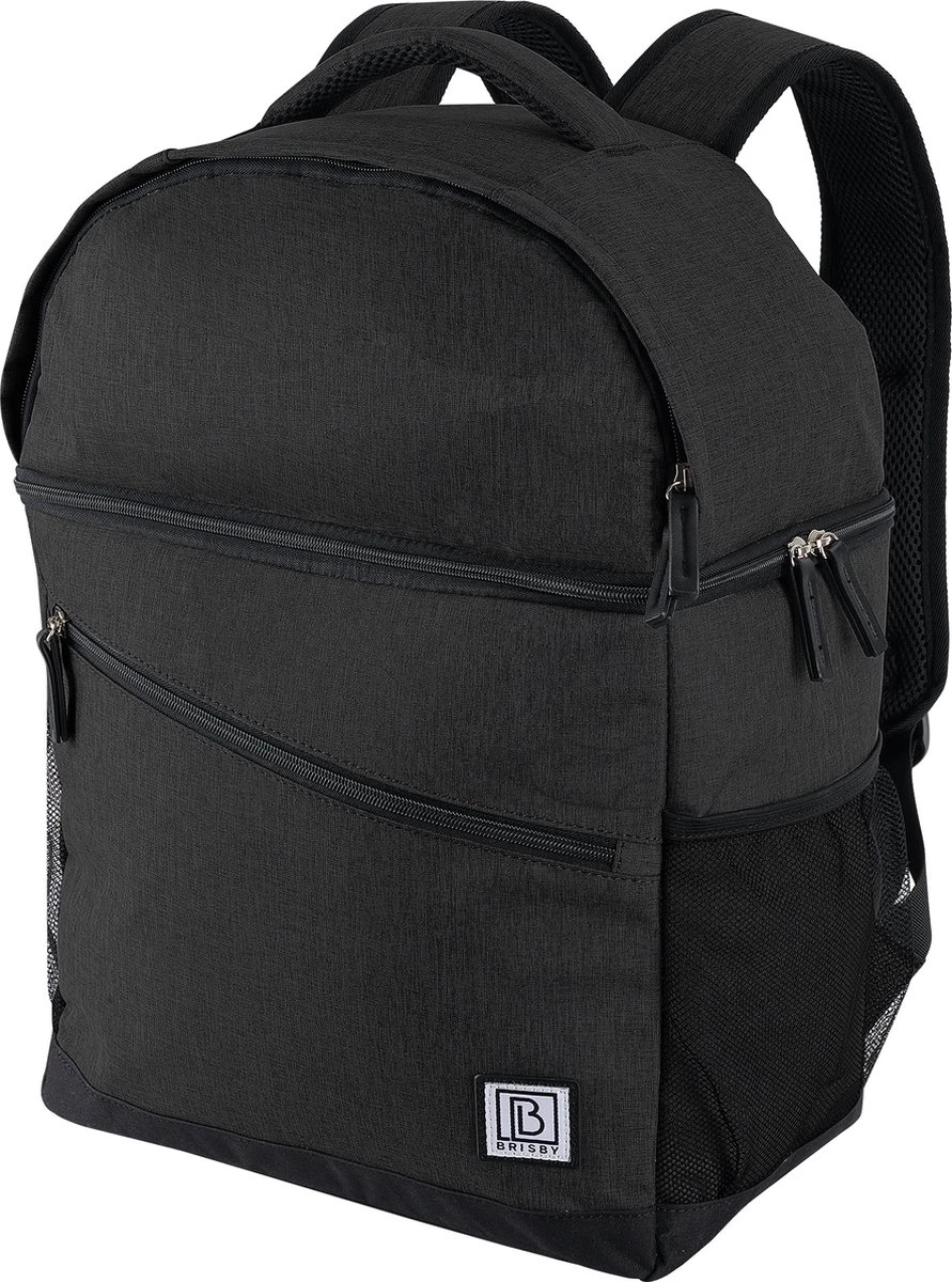 Brisby 4 Laags Geïsoleerde Koeltas Rugzak - 25 Liter - Met Handige Vakken Voor Bestek En Essentials - Waterafstotend Materiaal - Zwart 11 Brisby 4 Laags Geïsoleerde Koeltas Rugzak - 25 Liter - Met Handige Vakken Voor Bestek En Essentials - Waterafstotend Materiaal - Zwart - Afbeelding 11