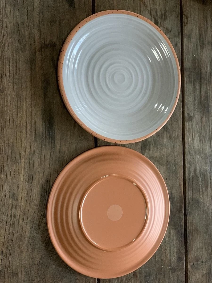 Camping Servies - 12 Delig – 100% Melamine Servies Set – Campingservies – Melamine Servies - Terracotta Style 6 Camping Servies - 12 Delig – 100% Melamine Servies Set – Campingservies – Melamine Servies - Terracotta Style - Afbeelding 6