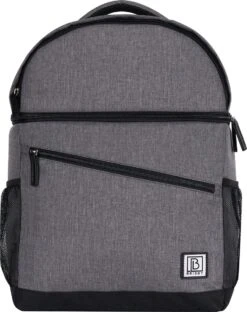 Brisby 4 Laags Geïsoleerde Koeltas Rugzak - 25 Liter - Met Handige Vakken Voor Bestek En Essentials - Waterafstotend Materiaal - Donkergrijs -Buiten Kamperen 950x1200