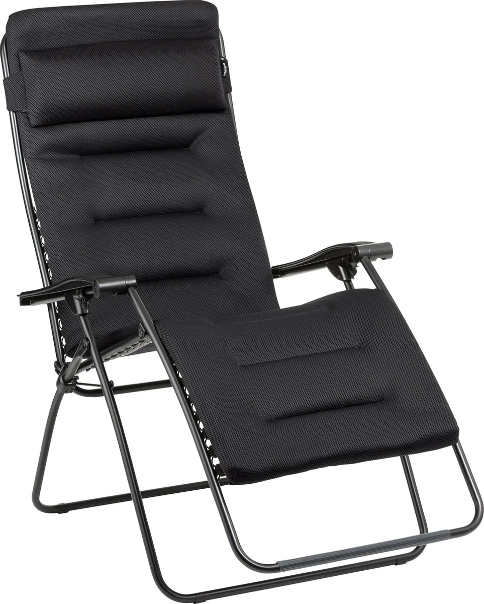 Lafuma RSX XL Clip Air Comfort - Relaxstoel - Verstelbaar - Inklapbaar - Zero Gravity - Acier 1 Lafuma RSX XL Clip Air Comfort - Relaxstoel - Verstelbaar - Inklapbaar - Zero Gravity - Acier