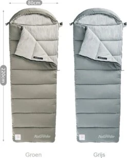 Naturehike® Slaapzak Katoen - 6 Tot 1 Graden - Slaapzakken Volwassenen - 220*80cm - 4 Seizoenen Slaapzak Lente, Zomer, Herfst & Winter - Lichtgewicht & Waterdicht -Buiten Kamperen 963x1200 2