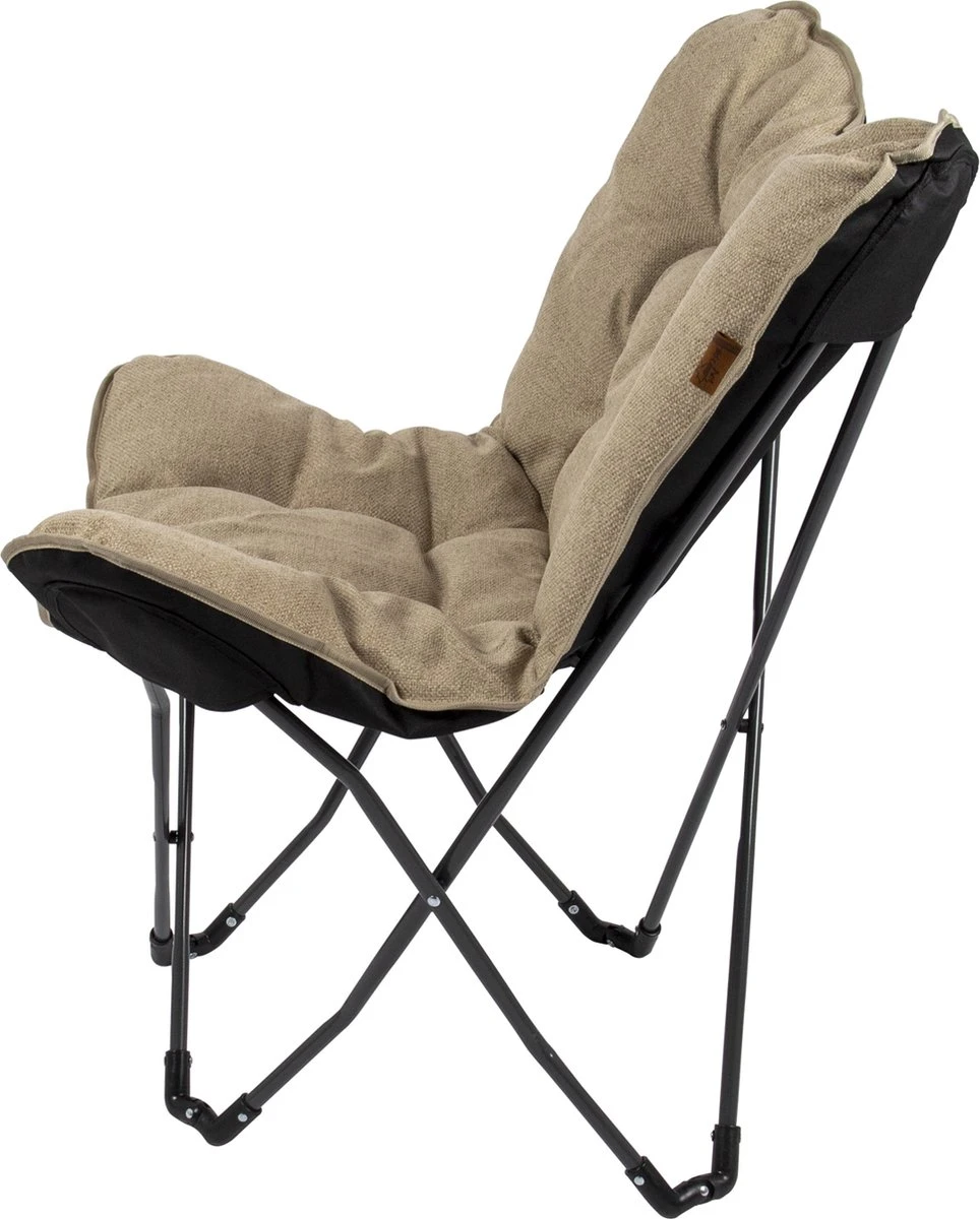 Bo-Camp - Urban Outdoor - Vlinderstoel - Grainger - M - Nika - Beige 8 Bo-Camp - Urban Outdoor - Vlinderstoel - Grainger - M - Nika - Beige - Afbeelding 8