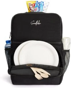 Sunflake Koeltas Rugzak (28L) - Geschikt Voor 16 Blikjes - Lunchtas Voor Dames En Heren - Zwart -Buiten Kamperen 966x1200 3