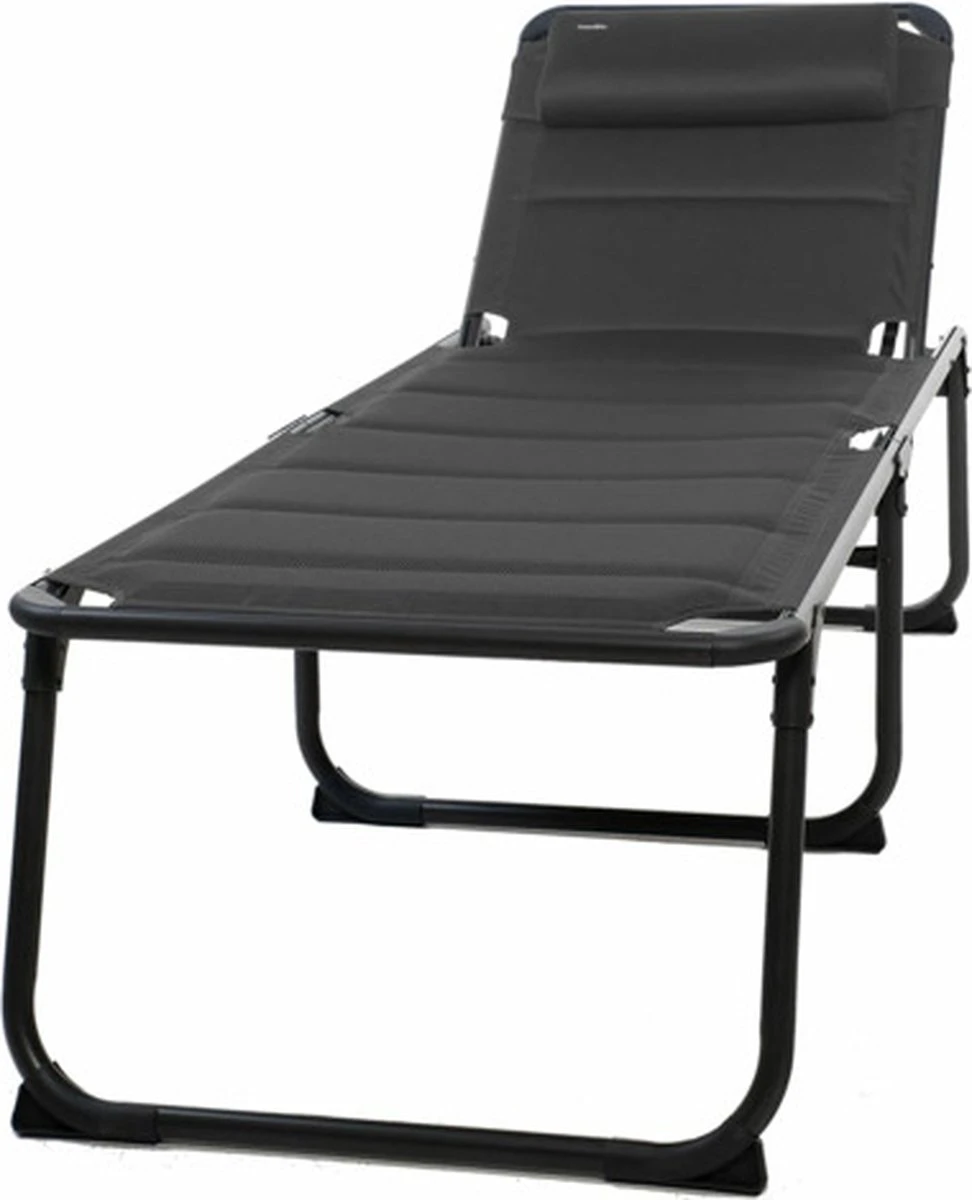 Travellife Barletta Ligbed - Antraciet / Donkergrijs 6 Travellife Barletta Ligbed - Antraciet / Donkergrijs - Afbeelding 6