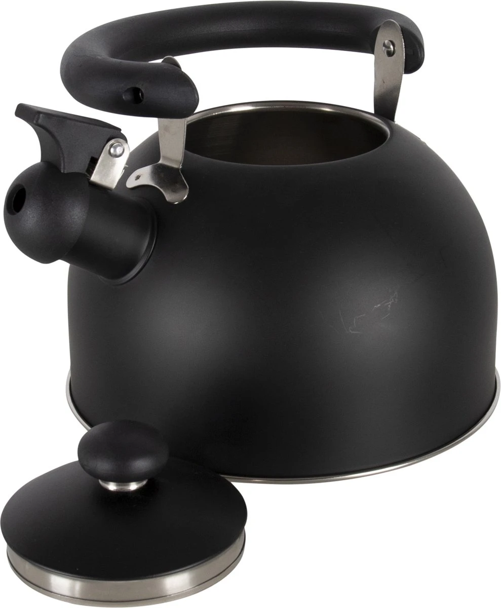 Bo-Camp Industrial - Fluitketel - Quimby - Wegklapbare Greep - 2.5 Liter 2 Bo-Camp Industrial - Fluitketel - Quimby - Wegklapbare Greep - 2.5 Liter - Afbeelding 2